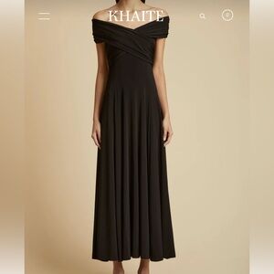 Khaite Bruna dress in black, size XL. Brand new, never been worn.